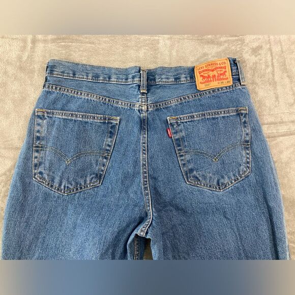 Levi's 550 Jeans Men's 36X30 Blue Denim Relaxed Fit Tapered Leg Casual - Picture 5 of 13